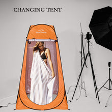 Load image into Gallery viewer, Your Choice Pop-Up Shower Tent, 47.2W"x74.8"H Changing Tent - Orange
