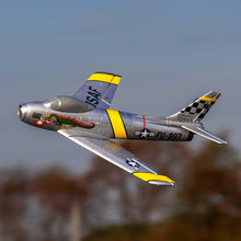Load image into Gallery viewer, RC Airplane UMX F-86 Sabre 30mm EDF BNF Basic Transmitter Battery and Charger Not Included EFLU7050
