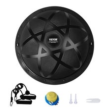 Load image into Gallery viewer, VEVOR 23-inch Half Exercise Ball Trainer, 660 lbs Capacity Balance Ball, Includes Resistance Bands and Pump- Black
