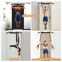 Load image into Gallery viewer, Kipika Heavy Duty Wall Mounted Doorway Pull Up Bar (A: 39" Wall Mount Pull Up Bar)
