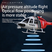 Load image into Gallery viewer, Remote Controlled Helicopter Aircraft Plane Drone RC Heli Single Rotor No Ailerons 6CH 6-Axis Gyroscope Altitude Hovering ( Red）
