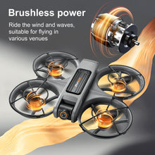 Load image into Gallery viewer, OBEST RC Drone With Screen On Controller (5.9in), Brushless Motor Drone with Dual Cameras
