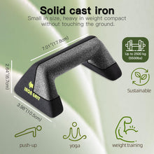 Load image into Gallery viewer, Push Up Handles with Ergonomic Handles and 4lb weight-Non-slip Parallettes Bars for Strength
