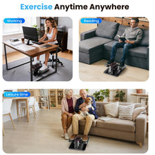 Load image into Gallery viewer, AXV Under Desk Elliptical Exercise Machine,Electric Ellipse Leg Exerciser As Seen On TV,Training Machines While Sitting for Seniors Home,Portable, Quiet, with Remote Control
