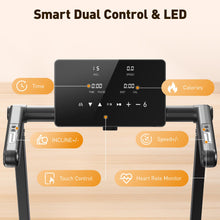 Load image into Gallery viewer, JAGJOG Treadmill for Home with 15% Auto Incline
