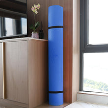 Load image into Gallery viewer, Hatha Yoga Large TPE Yoga Mat 6'x4'x1/2" Extra Thick Non-Slip Exercise Mat - for Yoga Pilates &amp; Home Gym Workouts(Blue)
