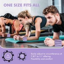 Load image into Gallery viewer, Wrist Weights, Ankle Weights, Adjustable Wrist Weighted Bracelet Set of 4 (2LB Each) -Purple
