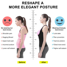 Load image into Gallery viewer, URSEXYLY Back Brace For Women Waist Trainer Vest -Adjustable Posture Trainer(2XL,Black)
