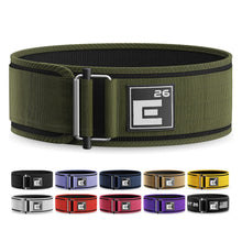 Load image into Gallery viewer, Self-Locking Weight Lifting Belt -  (Medium, Green)
