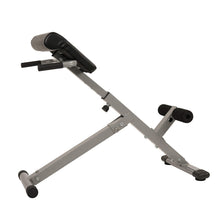 Load image into Gallery viewer, Sunny Health &amp; Fitness 45-Degree Hyperextension Roman Chair with Adjustable Height and Back, Glute, Hamstring, and Ab Workouts Foldable Sit Up Gym Bench for Home, Gray - SF-BH6629
