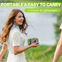 Load image into Gallery viewer, Portable Power Station 120W, 97.6Wh Backup Battery Solar Power Bank Generator with AC Outlets &amp; USB-C Input,Portable Battery Pack Lightweight for Camping Travel RV Van(without Solar Panel)
