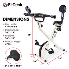 Load image into Gallery viewer, FitDesk Standing Exercise Bike Desk 3.0

