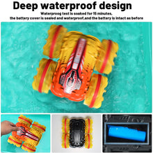 Load image into Gallery viewer, Amphibious RC Car for Kids 2.4 GHz Remote Control Boat Toys for Boys Waterproof RC Monster Truck Beach Toys
