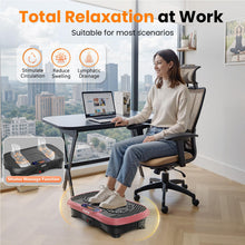 Load image into Gallery viewer, AXV Vibration Plate Fitness Platform Exercise Machine Vibrating Shaking Full Body Shaker Workout Vibrate Stand Shake Board Sport for Weight Loss Fat Burner for Gym Home Office
