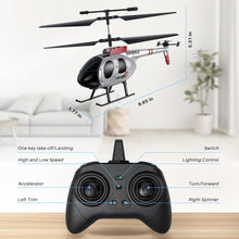Load image into Gallery viewer, Remote Control Helicopter, Fun Toy for Kids &amp; Beginners, 20 Mins Flight, Altitude Hold, 2 Speeds
