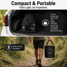 Load image into Gallery viewer, Portable Shower for Camping, Rechargeable Camping Shower, Long Running Time
