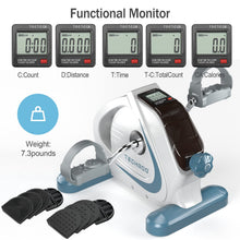 Load image into Gallery viewer, TECHMOO Under Desk Bike Pedal Exerciser - White
