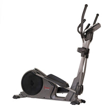 Load image into Gallery viewer, Sunny Health &amp; Fitness Programmable Electro-Magnetic Elliptical Machine - Silver
