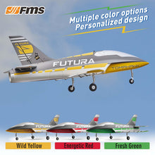 Load image into Gallery viewer, FMS Rc Jets Futura 64MM EDF Sport Jet Yellow rc Airplanes for Adults for Trainers EDF for Beginners
