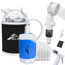 Load image into Gallery viewer, Ann Katy Portable Camping Shower Pump, Electric Outdoor Shower for RV Trip
