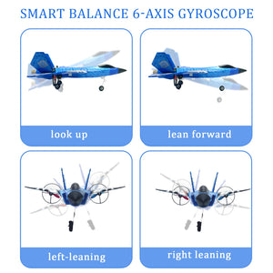 RC Plane Jet Toys for Kids Adult,2 CH Foam Remote Control Airplane for Boys Girls Over 12 Years and up,F35 Gravity, Red
