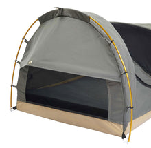 Load image into Gallery viewer, KODIAK CANVAS 1-Person Canvas Swag Tent with Sleeping Pad, Olive, One Size
