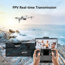 Load image into Gallery viewer, F10 Foldable Drone with Camera for Adults, Brushless Motor, 1080P HD FPV Live Video, Altitude Hold, Headless Mode,3D Flips

