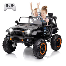 Load image into Gallery viewer, 24V 2 Seater Kids Ride On Car, 4 Wheeler Truck Ride On Toys for Big Kids with 5.5MPH Max Speed, Black
