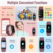 Load image into Gallery viewer, Zeacool Fitness Tracker with 24/7 Heart Rate, Blood Oxygen Sleep Monitor, 123 Sports Modes
