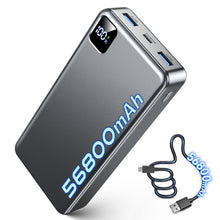 Load image into Gallery viewer, Portable Charger 56800mAh, 22.5W Fast Charging Power Bank with LED Display
