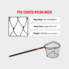 Load image into Gallery viewer, EGO S2 Slider Reach Fishing Landing Net, Large PVC Coated Mesh

