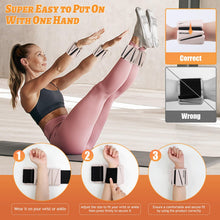 Load image into Gallery viewer, BECOJADDE Ankle Weights Set of 2 (2 lb Each) Adjustable Wrist Weights -Beige
