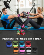 Load image into Gallery viewer, Adjustable Ankle Weights 1-5 LBS Pair with Removable Weight for Jogging, Gymnastics -Purple
