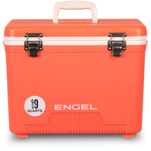 Load image into Gallery viewer, Engel UC19 19 Quart Leak-Proof, Air Tight, Drybox Cooler and Small Hard Shell Lunchbox for Men and Women in Coral
