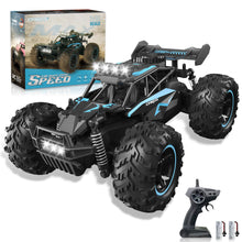 Load image into Gallery viewer, Remote Control Car, 2.4GHz 20-25KM/H Variable Speed Turbo 2-Speed Acceleration High Speed RC Car, 1:16 Off-Road Monster Truck with LED Lights
