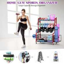 Load image into Gallery viewer, VOPEAK Weight Rack for Dumbbells ,Strength Training Equipment with Wheels
