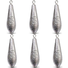 Load image into Gallery viewer, MLYLM Teardrop Drop Shot Sinkers, Lead Fishing Weights, Bass Catfish Surf
