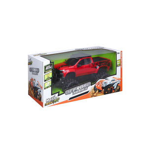 R/C 1:16 Scale 2.4 GHz Off Road 2019 Chevrolet Silverado, Red