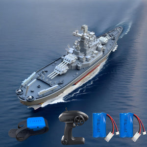 Remote Control Ship RC Warship Aircraft Carrier Battleship Destroyer ship add Watch Controller w/ 2-Battery 2-Controllers