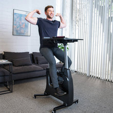 Load image into Gallery viewer, FLEXISPOT Exercise Bike with 2D Desktop - V9-Max Black
