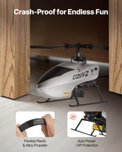 Load image into Gallery viewer, RC Helicopter, 2.4GHz Single Propeller Remote Control Helicopter with Gyro, 4-Channel RC Airplane for Beginner, 39 Min Flight Time
