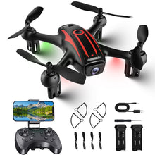 Load image into Gallery viewer, Drones for Kids 8-12, Drone with Camera 1080P for Kids Adults, FPV Drone with 2 Batteries
