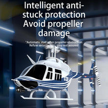 Load image into Gallery viewer, Remote Control Helicopter, 1:33 Scale Bell206 Helicopter 2.4G 4CH RTF Single Propeller Aileron Free, Six-axis Gyroscope, Modular Battery (1 Batteries)
