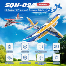 Load image into Gallery viewer, RC Plane, 2.4GHZ Remote Control Airplane W/ 3 Batteries &amp; 6-axis Gyro Stabilizer
