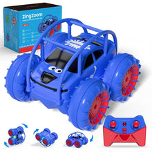 Load image into Gallery viewer, Remote Control Car, Fast Direct Charging RC Cars Amphibious 360° Rotating LED Rechargeable Stunt Car 2.4Ghz 4WD All Terrain
