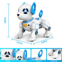 Load image into Gallery viewer, Remote Control Robot Dog Toy, RC Programmable Smart Interactive Robotic Pet, RC Stunt Robot Toy Imitates Animals Music
