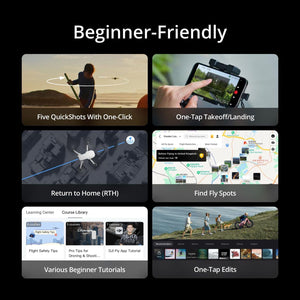 Mini 4K Fly More Combo, Drone with 4K UHD Camera for Adults, Under 249 g, 3-Axis Gimbal Stabilization, 10km Video Transmission