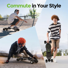 Load image into Gallery viewer, Off Road Electric Skateboard with Remote, 3000W/1200W Brushless Motor, 32/30 Mph Top Speed (1200W &amp; 30 MPH &amp; 12 Miles)
