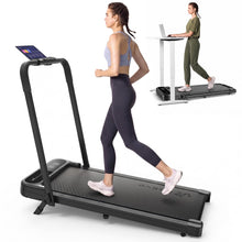 Load image into Gallery viewer, UREVO Strol 2E Smart 2-in-1 Folding Walking Pad Treadmill - Black
