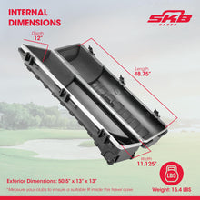 Load image into Gallery viewer, SKB Staff ATA Hard Shell Plastic Golf Travel Case for Cart Bags with Wheels
